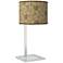 Woodland Glass Inset Table Lamp