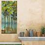 3_Woodland Grove No1 48"H Rectangular Outdoor Canvas Wall Art more views