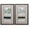 Woodland Hills 35" High 2-Piece Framed Wall Art Set