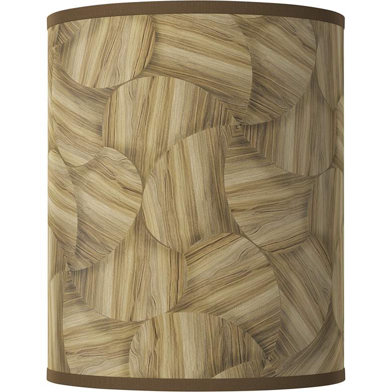 Image 1 Woodland Pattern Giclee Print Drum Lamp Shade 10x10x12 (Spider)