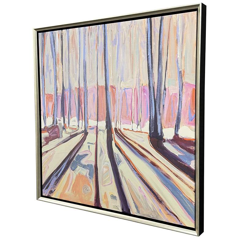 Image 2 Woodland Reflections 40"W x 40"H Modern Canvas more views