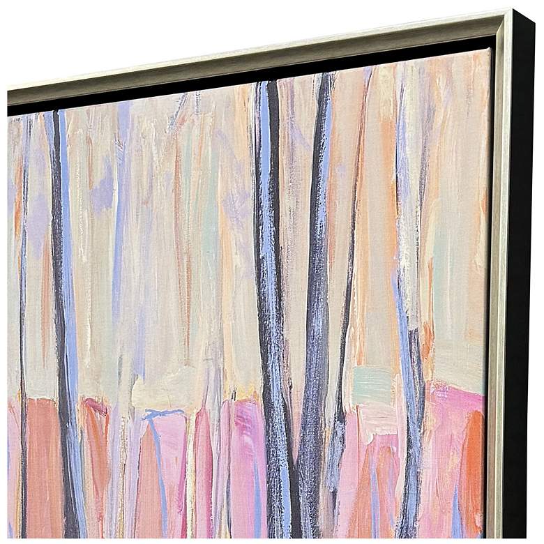 Image 3 Woodland Reflections 40"W x 40"H Modern Canvas more views
