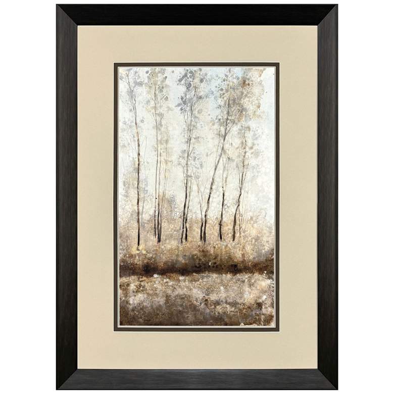 Image 1 Woodland Shimmer Light I 32"W x 44"H Framed Art