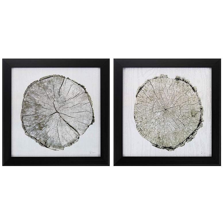 Image 1 Woodland Years 14"W x 14"H Framed Art Set of 2