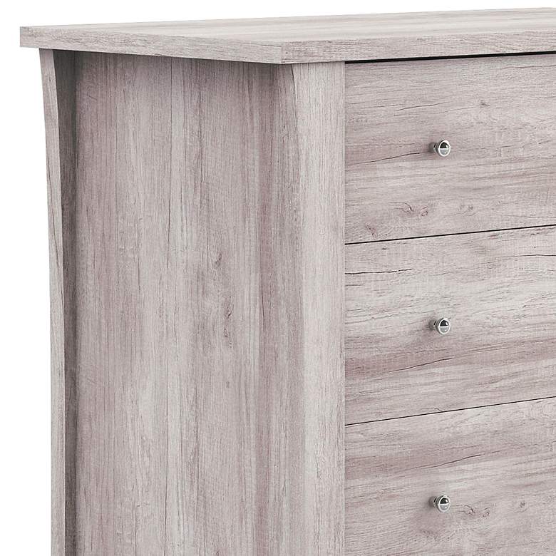 Image 3 Woodrin 31 3/4 inch Wide Coastal White 5-Drawer Accent Chest more views