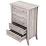 Woodrin 31 3/4" Wide Coastal White 5-Drawer Accent Chest
