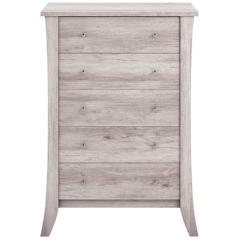 Image 6 Woodrin 31 3/4" Wide Coastal White 5-Drawer Accent Chest more views