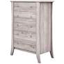 Woodrin 31 3/4" Wide Coastal White 5-Drawer Accent Chest