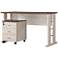 Woodrow 47 1/4" Wide Sonoma Oak 2-Tone Writing Desk