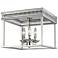 Woodruff 13" Wide Polished Nickel 3-Light Ceiling Light