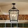 1_Woodstock 23 1/2" High Black 4-Light Outdoor Wall Light