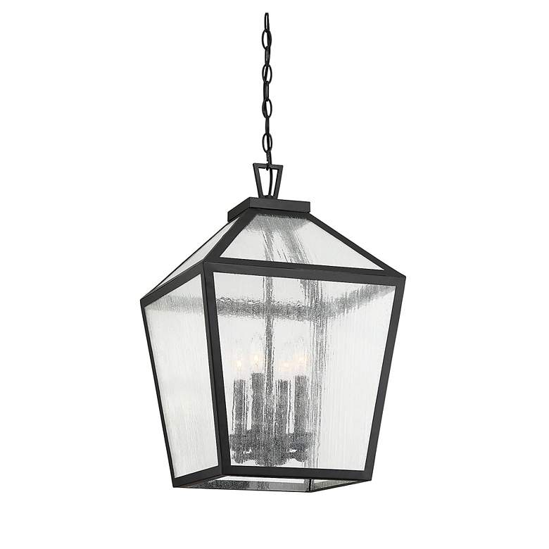 Image 4 Woodstock 23 1/2" High Black 4-Light Outdoor Wall Light more views