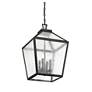 5_Woodstock 23 1/2" High Black 4-Light Outdoor Wall Light more views