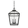 7_Woodstock 23 1/2" High Black 4-Light Outdoor Wall Light more views
