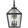 5_Woodstock 3-Light Outdoor Wall Lantern in Black more views