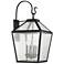 Woodstock 4-Light Outdoor Wall Lantern in Black