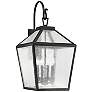 3_Woodstock 4-Light Outdoor Wall Lantern in Black more views