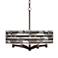 Woodwork Arrows Ava 6-Light Bronze Pendant Chandelier