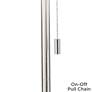 Woodwork Arrows Giclee Brushed Nickel Table Lamp