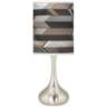Woodwork Arrows Giclee Droplet Table Lamp
