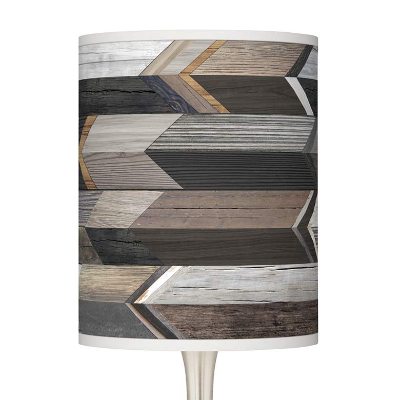 Image 2 Woodwork Arrows Giclee Droplet Table Lamp more views