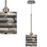 1_Woodwork Arrows Giclee Glow Mini Pendant Light