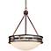 Woodwork Arrows Lamont 20 1/2" Wide Bronze Pendant Light