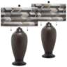 Woodwork Arrows Oil-Rubbed Bronze Table Lamps Set of 2