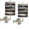 Woodwork Arrows Tessa Brushed Nickel Wall Lamps Set of 2