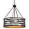 Woodwork Arrows Yulie 24 3/4" Wide Bronze Pendant Light