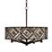 Woodwork Diamonds Ava 6-Light Bronze Pendant Chandelier