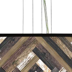 Image2 of Woodwork Diamonds Giclee 24" Wide 4-Light Pendant Chandelier more views