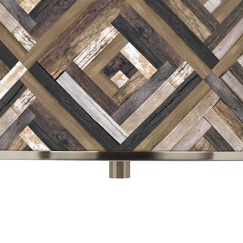 Image 2 Woodwork Diamonds Giclee Glow 16 inch Wide Pendant Light more views