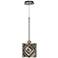 Woodwork Diamonds Giclee Glow Mini Pendant Light