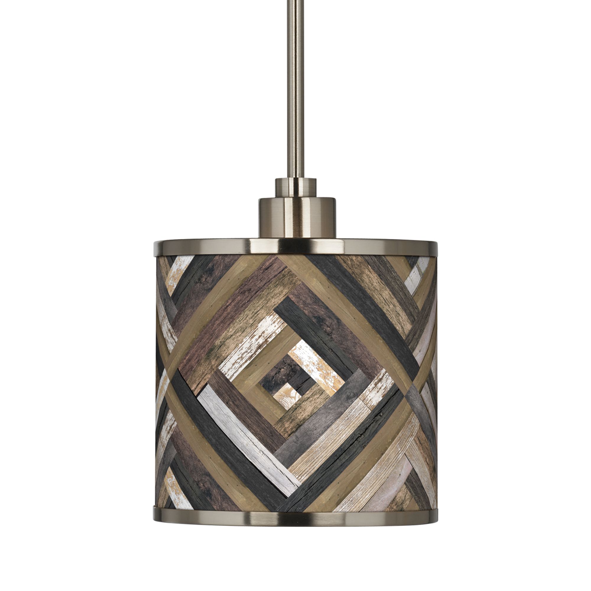Image 3 Woodwork Diamonds Giclee Glow Mini Pendant Light more views