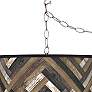 Thumbnail2 of Woodwork Diamonds Giclee Glow Plug-In Swag Pendant more views