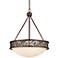 Woodwork Diamonds Lamont 20 1/2" Wide Bronze Pendant Light