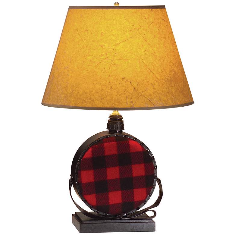 Image 1 Woolrich Buffalo Check Canteen Table Lamp