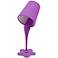 Woopsy 15 1/2" High Accent Desk Lamp in Purple