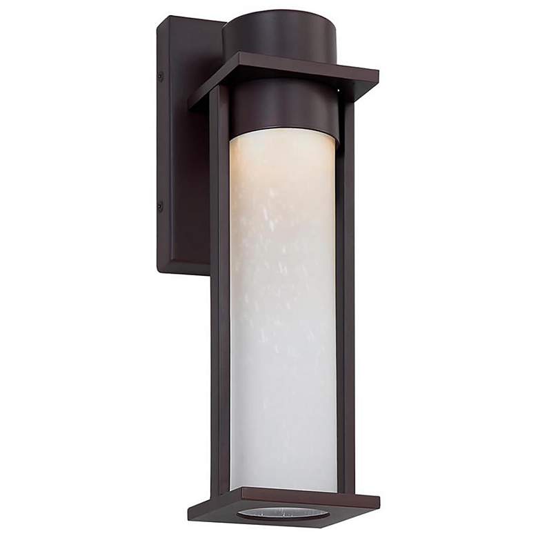 Image 1 Wooster 12 inch High Matte Black LED Outdoor Wall Light