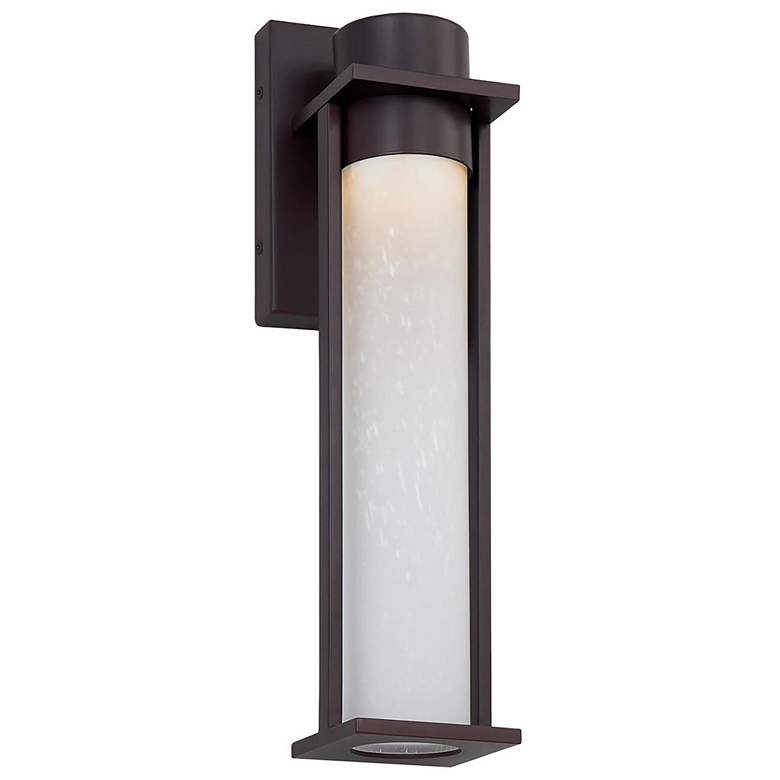 Image 1 Wooster 15 inch High Matte Black LED Outdoor Wall Light