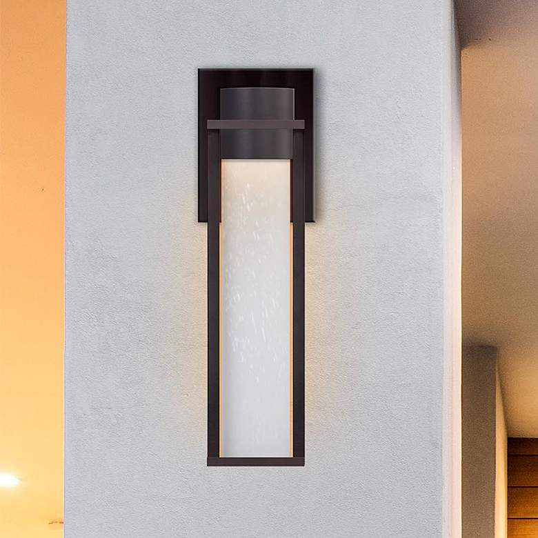 Image 1 Wooster 15" High Matte Black LED Outdoor Wall Light