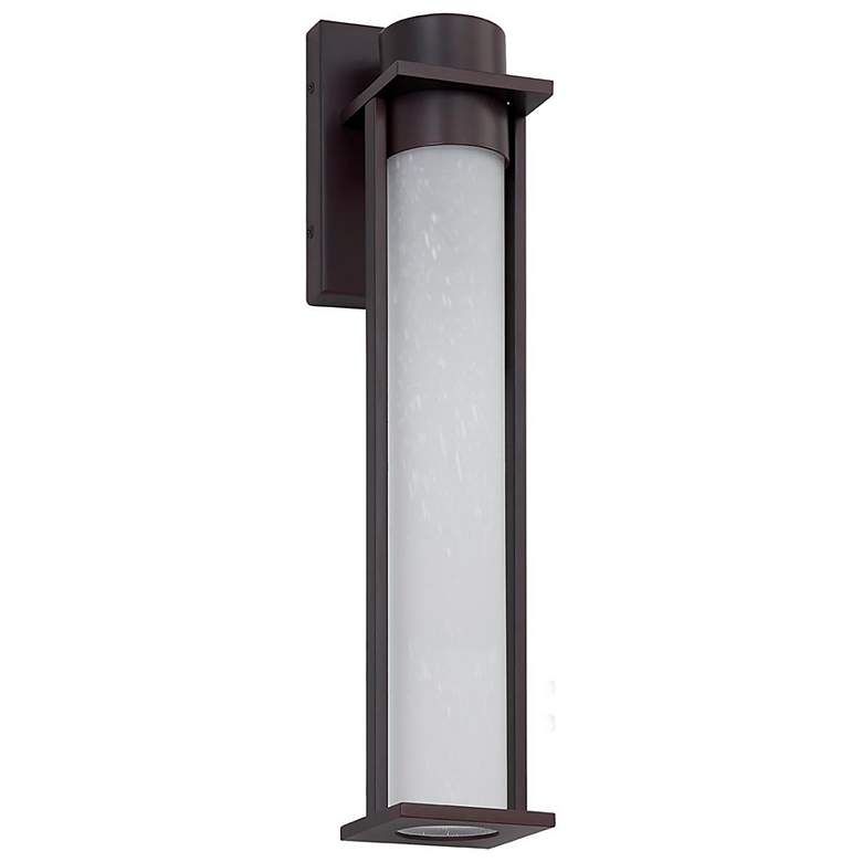 Image 2 Wooster 18 3/4" High Matte Black LED Outdoor Wall Light more views
