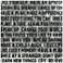 Words 38" Square Frameless Printed Glass Wall Art