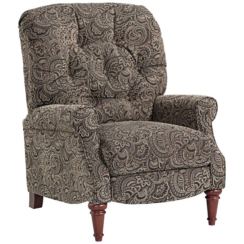 Image 1 Wordsworth Tufted Paisley 3-Way Pushback Recliner Chair
