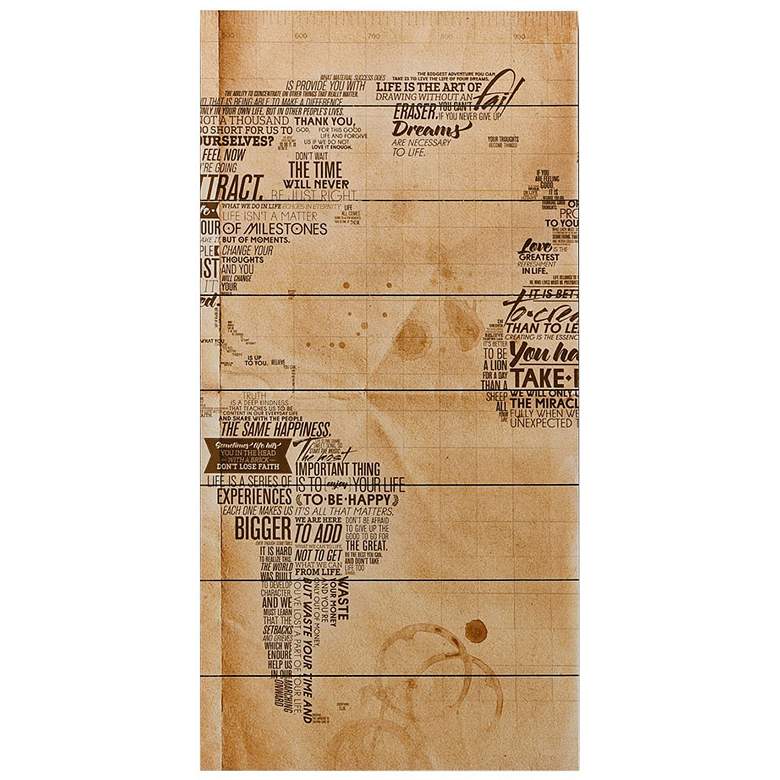 Image 4 World Map Arte de Legno 60" Wide Quadriptych Wood Wall Art more views