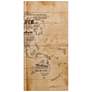 World Map Arte de Legno 60" Wide Quadriptych Wood Wall Art