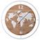 World Wood - Wooden And Metal Wall Clock - 35in W X 35in Ht X 2in D