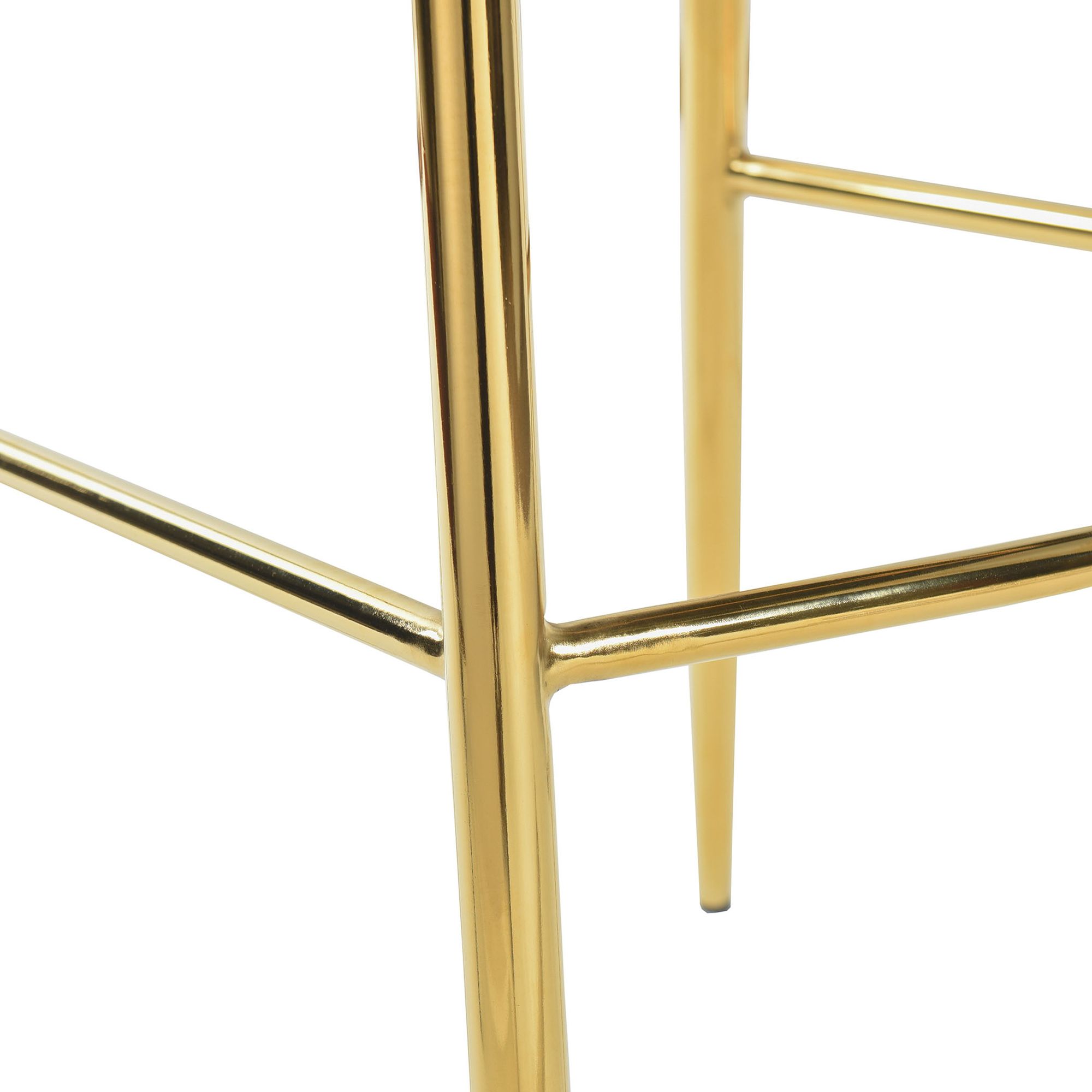 Image 6 Woven 41.5" High Black Upholstery Chair with Polished Gold more views