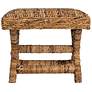 4_Woven Banana Leaf Stool, Natural Finish more views